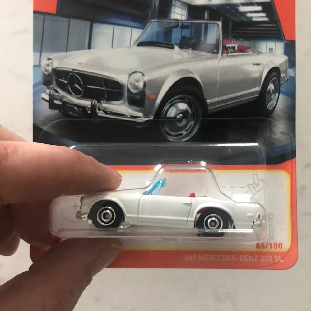 Matchbox White Mercedes-Benz 230 SL Toy Car
